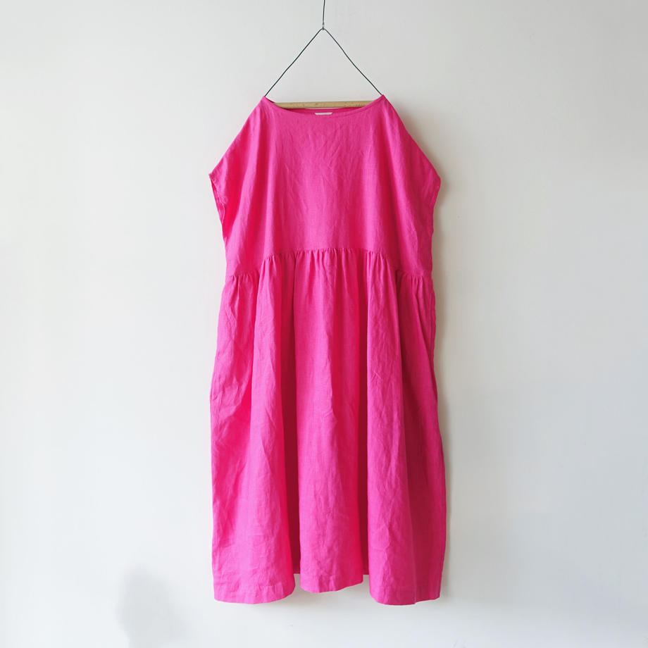 Ichi イチ リネン ギャザーワンピース To A Tee